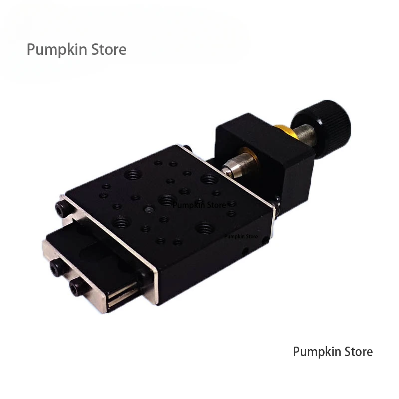 X-axis linear screw sliding table one-dimensional manual translation table fine-tuning screw pair displacement optical