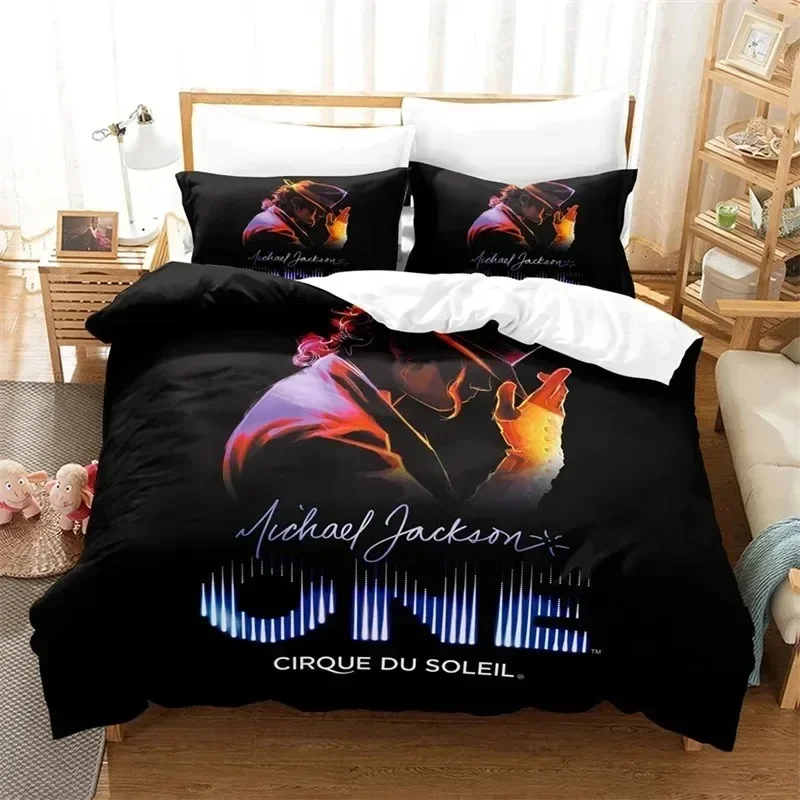 

3D Michael Jackson Bedding Set Single Twin Full Queen King Size Michael Joseph Jackson Bed Set Teenagers Bedroom Duvetcover Se