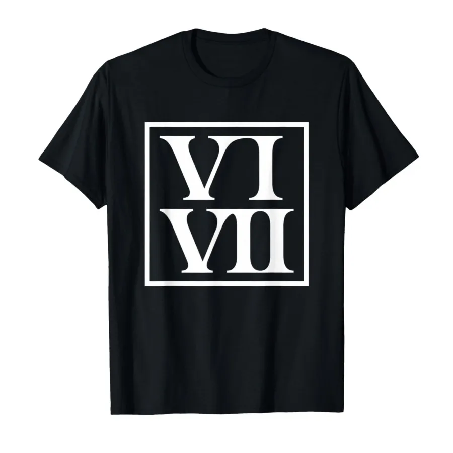 

Забавная футболка 6 7 Six Seven с римскими цифрами Meme Teachers Funny 67 для мужчин и женщин, футболки из 100% хлопка, топы с короткими рукавами 1201-1