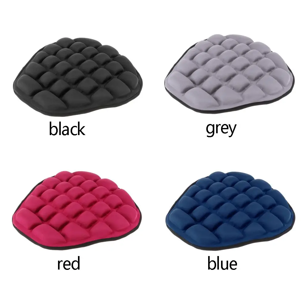 Motorcycle 3D Comfort Gel Seat Cushion Universal Air Motorbike Pillow Pad Cover