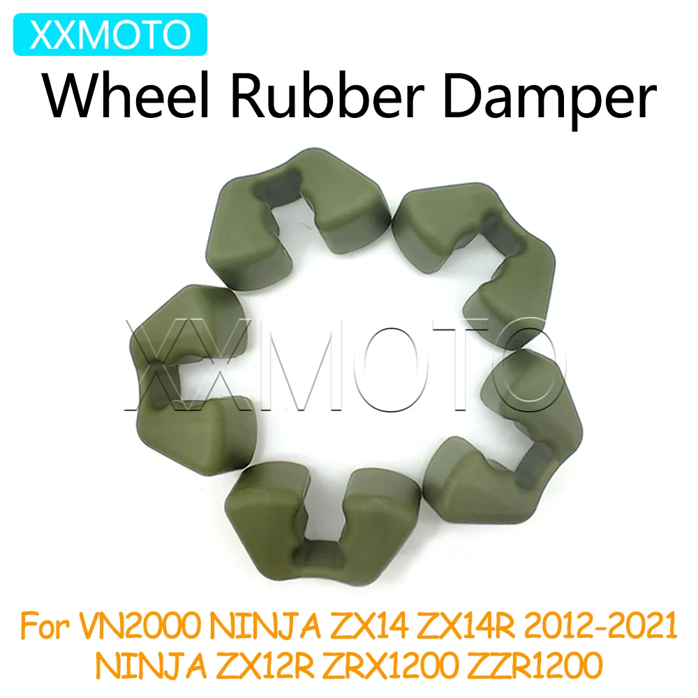 

For Kawasaki VN2000 NINJA ZX14 ZX14R 2012-2021 ZX12R ZRX1200 Motorcycle Hub Damper Rear Wheel Drum Rubber Sprocket Buffer Damper