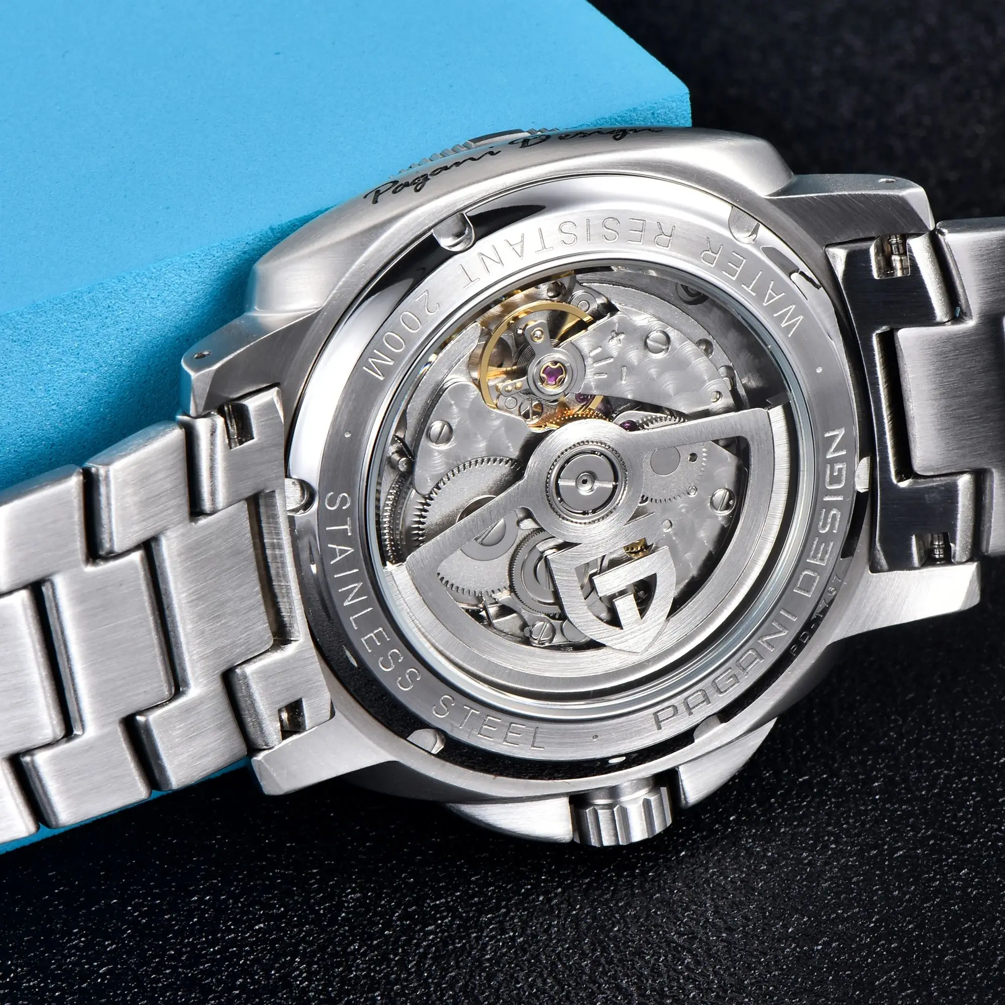 PAGANI DESIGN 2026 new edition Men's Mechanical Wristwatch with Sapphire Glass PD1767 - Luxury Timepiece for Stylish Gentlemen