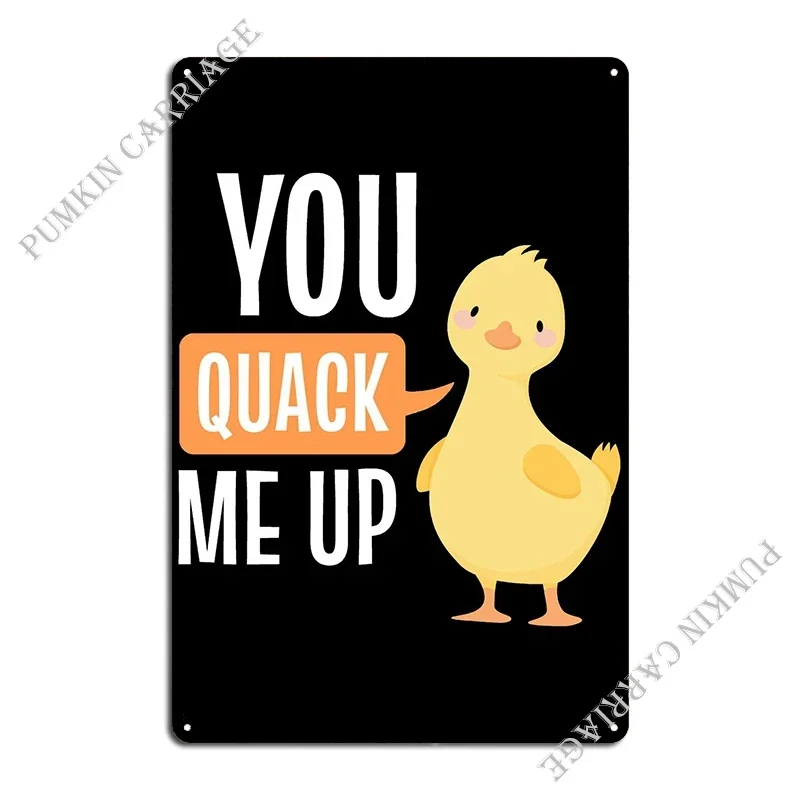 Quack Me Up Joker And Come Metal Plaque Pub Mural Garage Plaques Cinema Tin Sign Poster