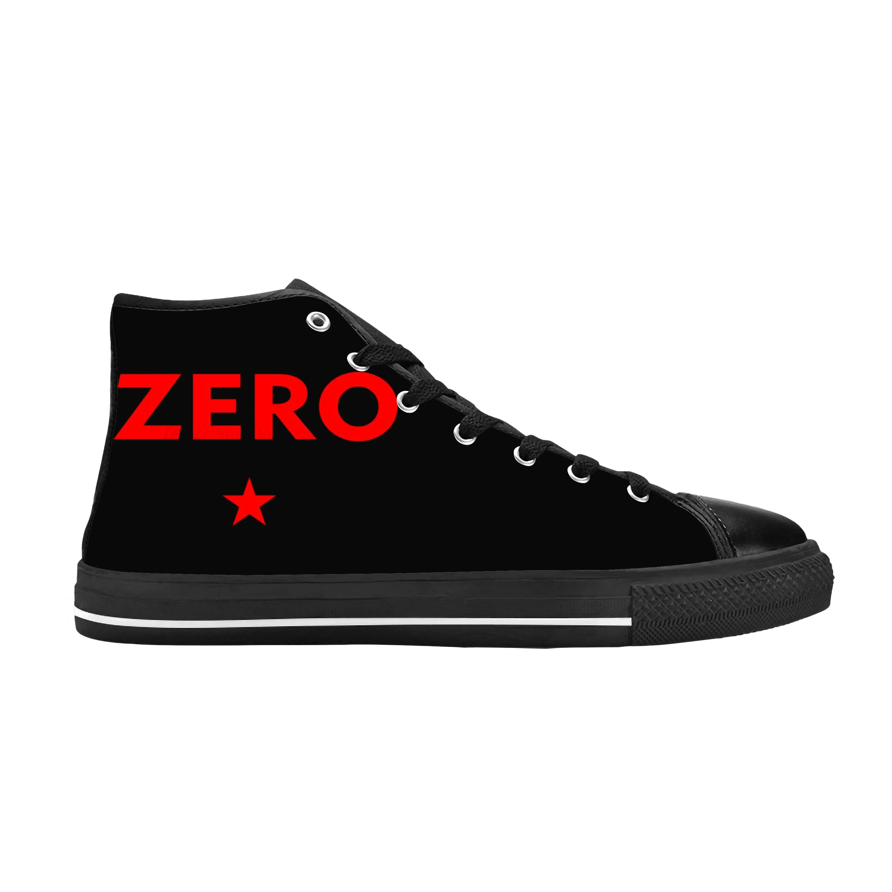 Hot Smashing Pumpkins Zero Rock Band Singer Music Casual Cloth Shoes High Top Comfortable Breathable 3D Print Men Women Sneakers image 3