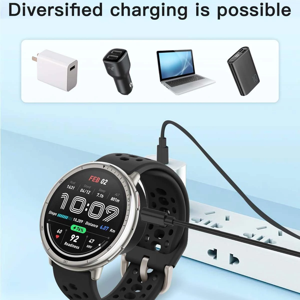Charging base For Amazfit Acti – Amazfit Smartwatch Accessories recenzja i cena