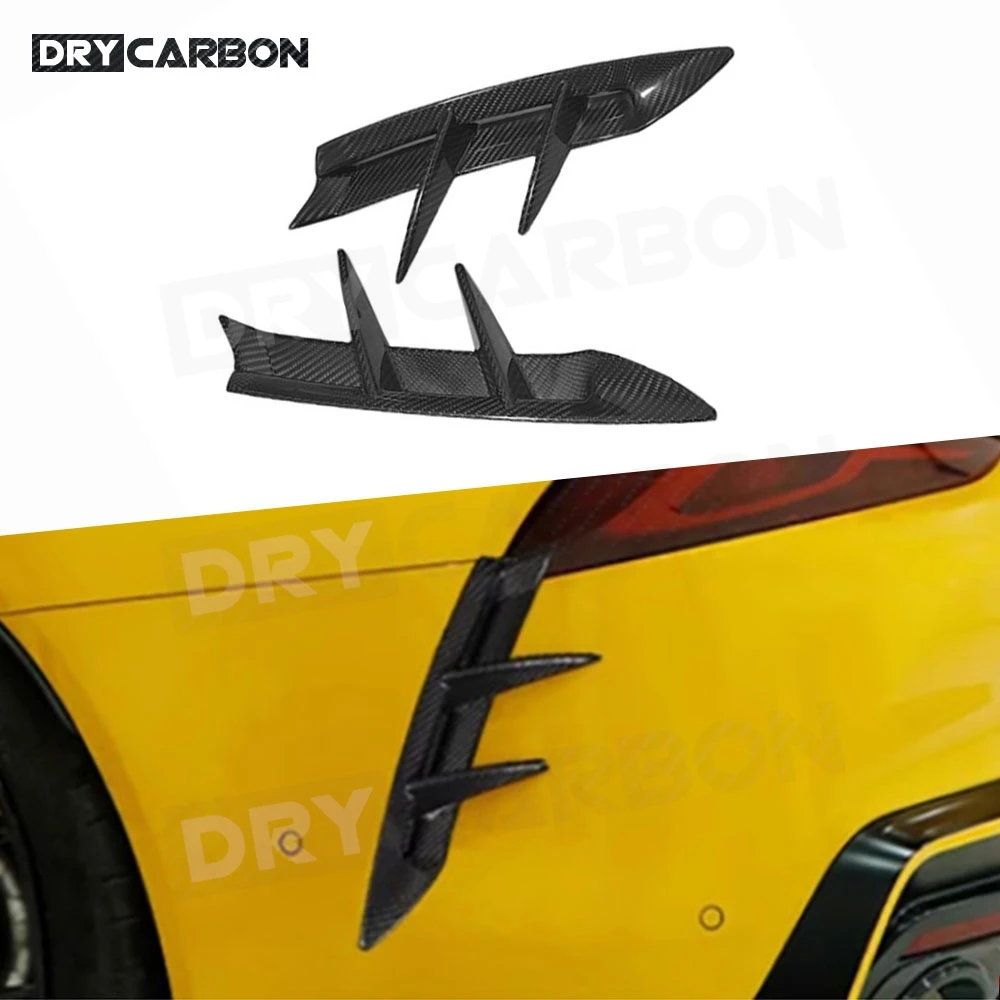 

Carbon Fiber Rear Bumper Side Canard Splitters Rear Canard Flaps for Toyota SUPRA A90 A91 2019-2024 Body Kits FRP Accessories