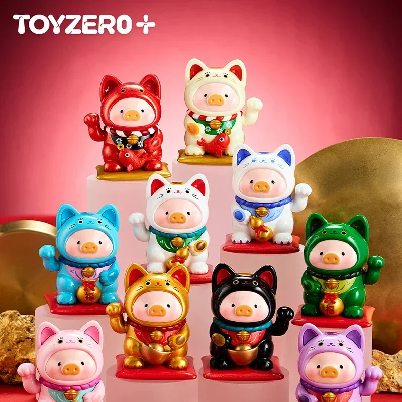 TOYZERO Серия Lucky Cat: Слепая коробка-сюрприз, оригинальные игрушки, куклы, аниме-фигурки, украшения