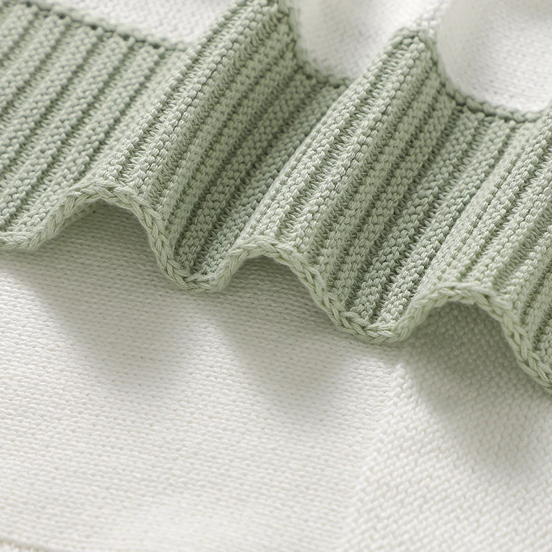 بطانية قطن لحديثي الولادة عربة طفل قماش للف الرضع منقوشة 90*70 سنتيمتر الرضع بنين بنات متماسكة تلقي الحصير سوبر لينة رمي لحاف #3