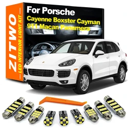 ZITWO Canbus LED Bulb Interior Dome Map Light Kit For Porsche Cayenne Panamera Macan Boxster Cayman 986 987 911 964 993 996 997