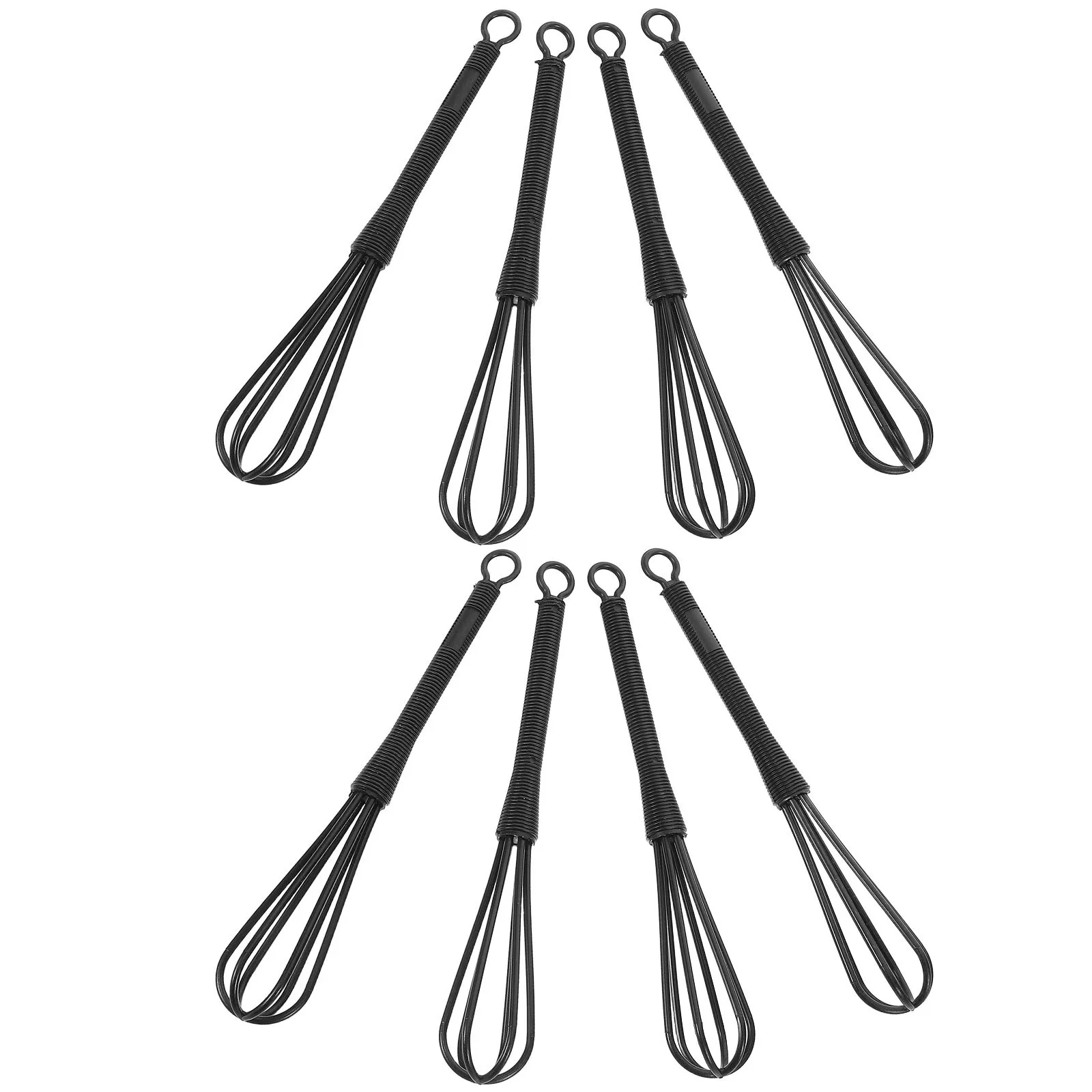 8Pcs Hair Dye Mixer Manual Whisk Blender for Salon Barber Hair Color Cream Stirring Mixing Tools Manual Whisk Blender - Image 2