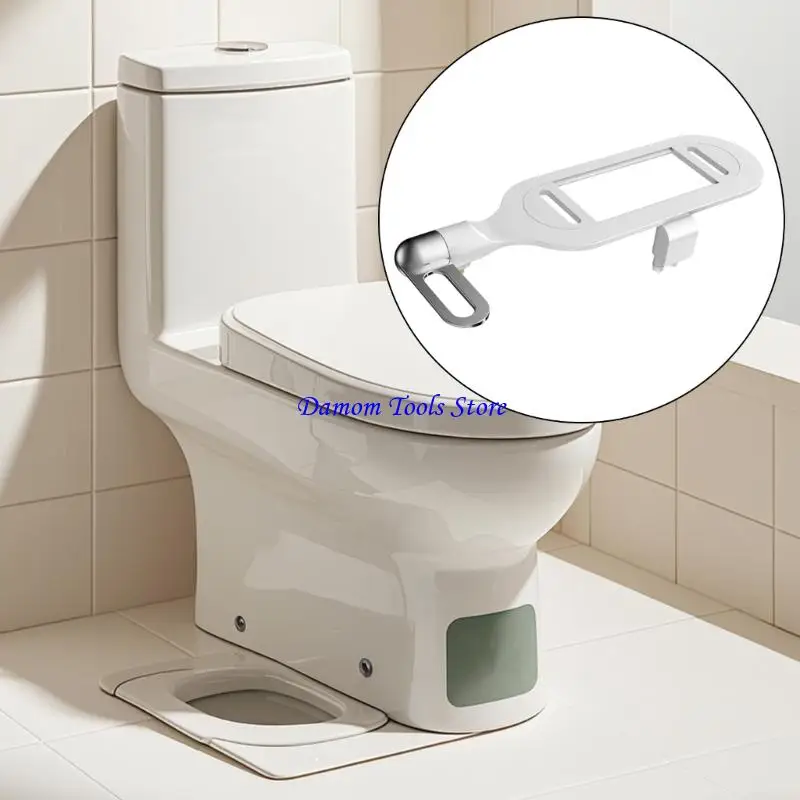 57BE Bidet Attachment For Toilet Seats Double Cool Adjustable Nozzle, Toilet Fart Wash Buttock Connector