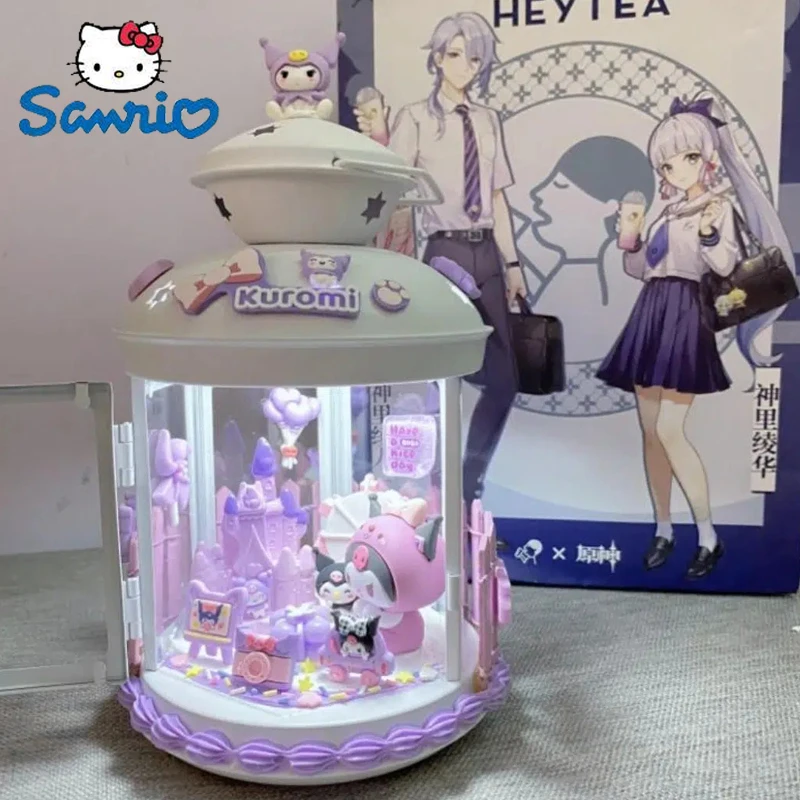

Sanrio Kuromi Cinnamonroll My Melody Kitty Candelabra Kawaii 3D ночсветильник мультяшная аниме-фигурка декор для девушки подарок на день рождения