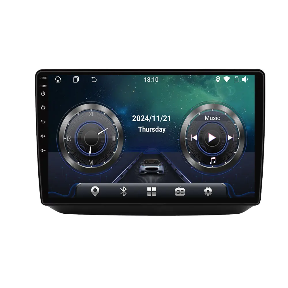 Radio samochodowe Android dla Skoda Fabia 2 542 2007 - 2014 Carplay Car Stereo Multimedia Player GPS Som Automotivo QLED Screen WIFI DSP — 2