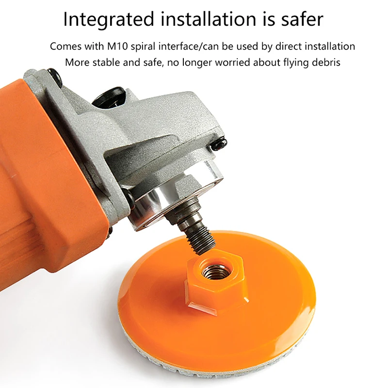 1 個 80 ミリメートル 3 インチ研磨パッドウェットドライバフディスク研磨サンディング大理石花崗岩コンクリート研削カウンタートップ石