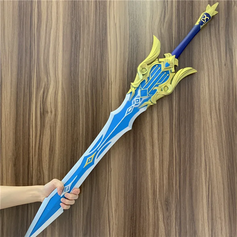 1:1 Song of Broken Pines Sword Genshin Impact Sword Eula Sword Weapon Cosplay Stage Props Safety PU Model Gift 100cm