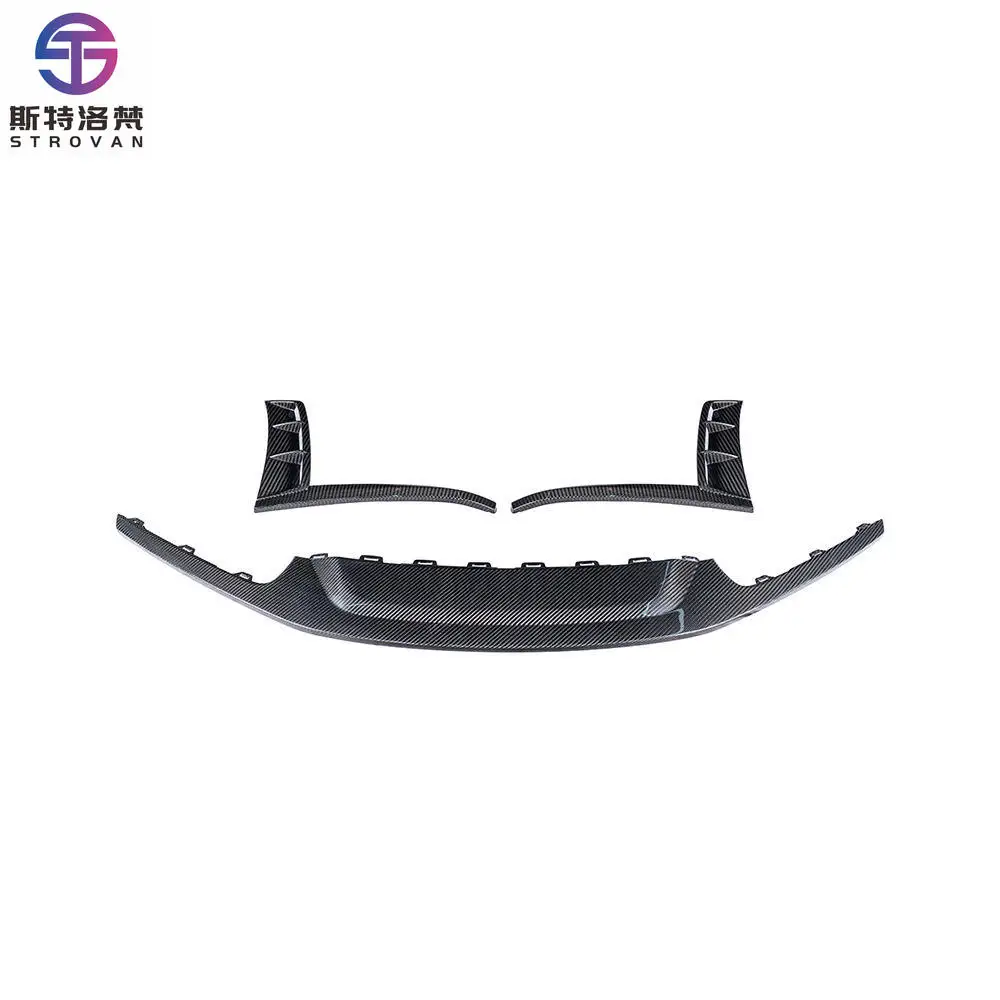 

STLF New High Quality Dry Carbon Fiber GT4RS Front Lips Splitter Apron 2017-Up for 718 for 982 for OE RS km Bumpers