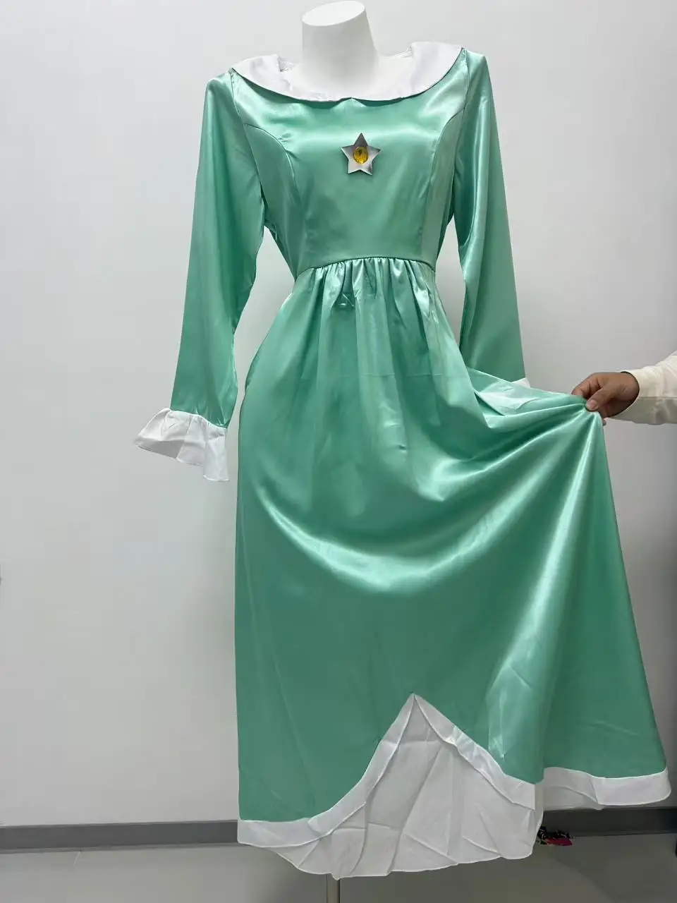 

Rosalina Cosplay Costume Princes Adult Halloween Dresses Carnival Party Clothing