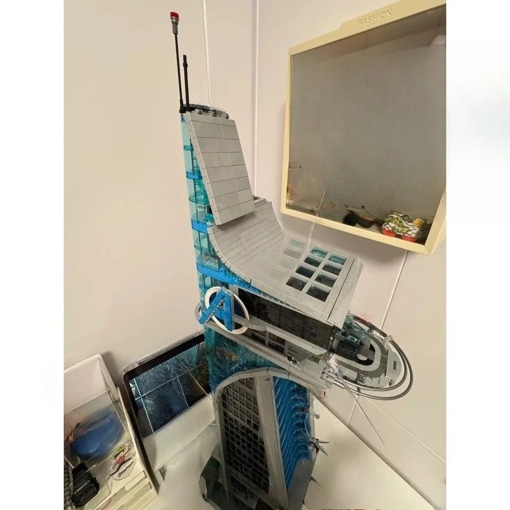 مجموعات مكعبات بناء The Building in The Movie 76269 متوافقة مع جزيئات Lego مناسبة لهدايا عيد الميلاد 5201 قطعة #5