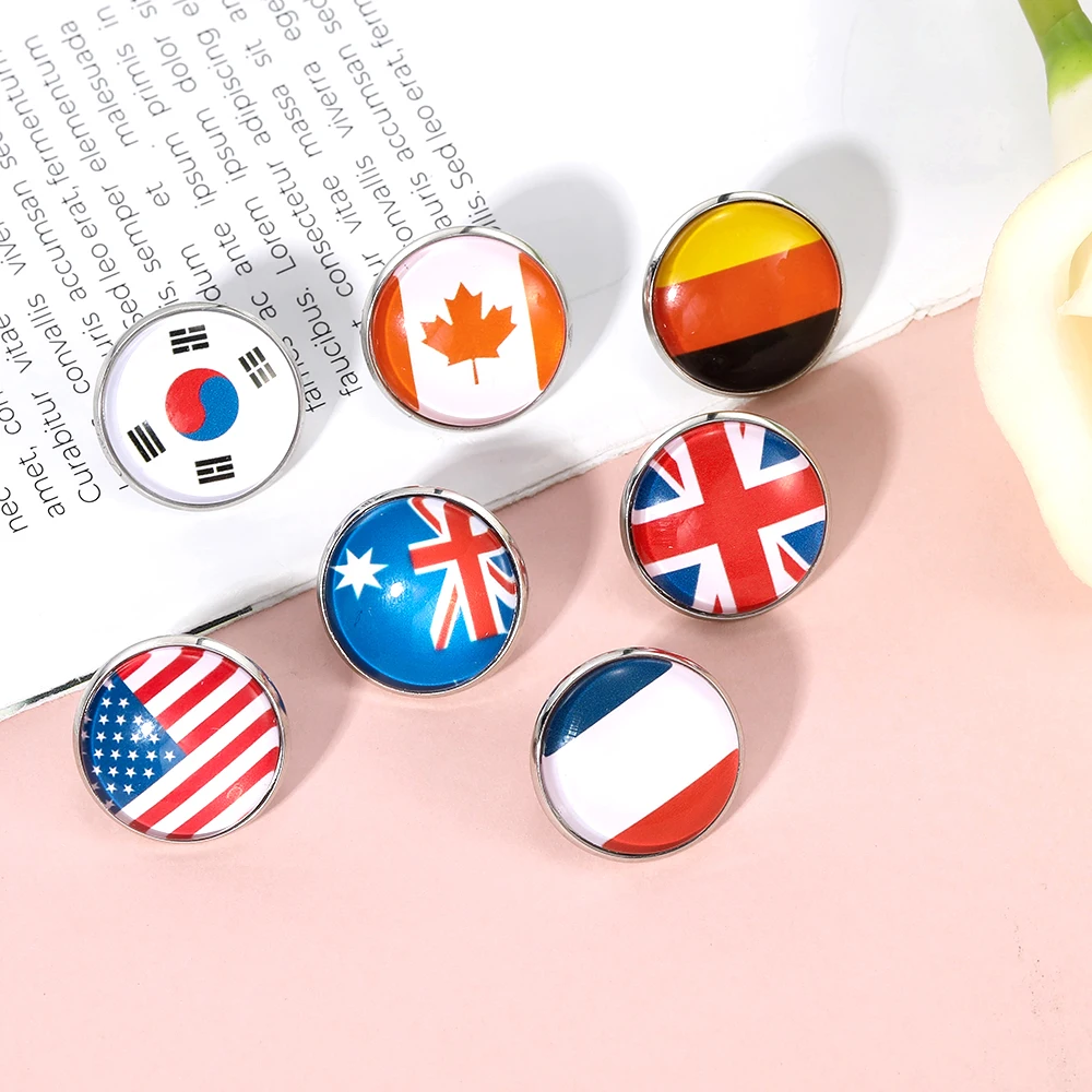 국기 컬렉션 유리 핀 미국 영국 프랑스 독일 한국 호주 - Home Decor Canada 리뷰 및 가격