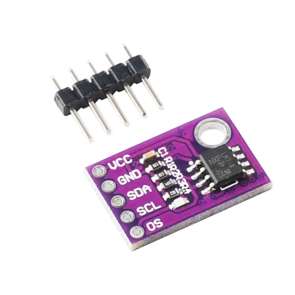 10PCS LM75 LM75A temperature sensor high speed I2C interface high precision development board module