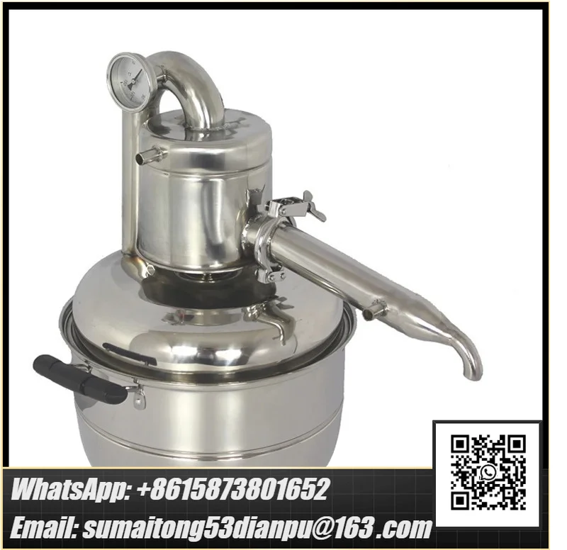 Brand new 10L Water Alcohol Distiller Home small Brew Kit Still Wine Making brewing machine distillation equipment   110/220V