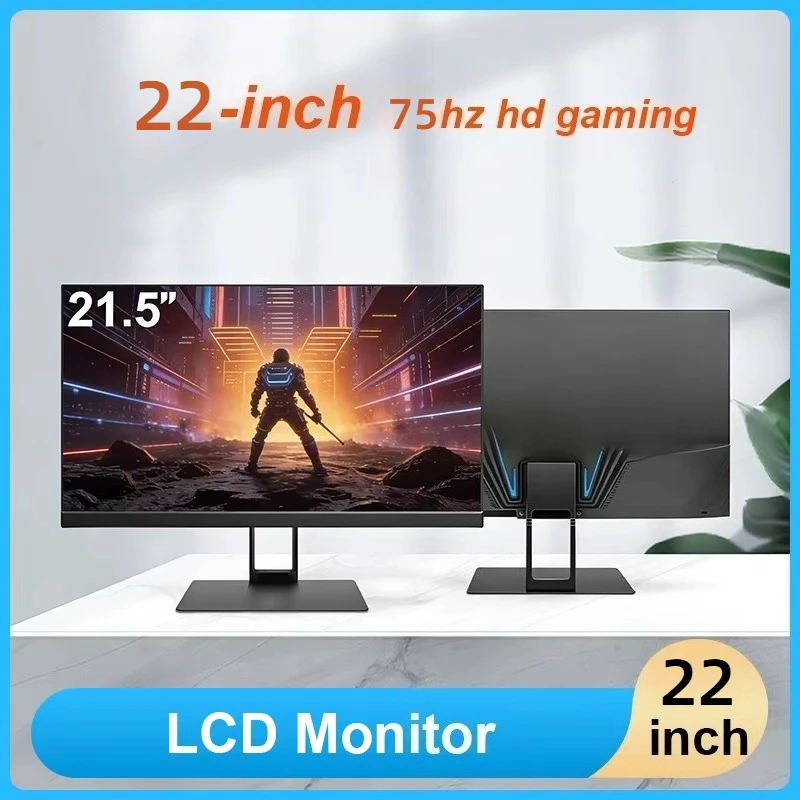 

22 inch IPS Gaming Monitor 75Hz High Refresh Rate LCD Display for Computer Desktop for Office Home