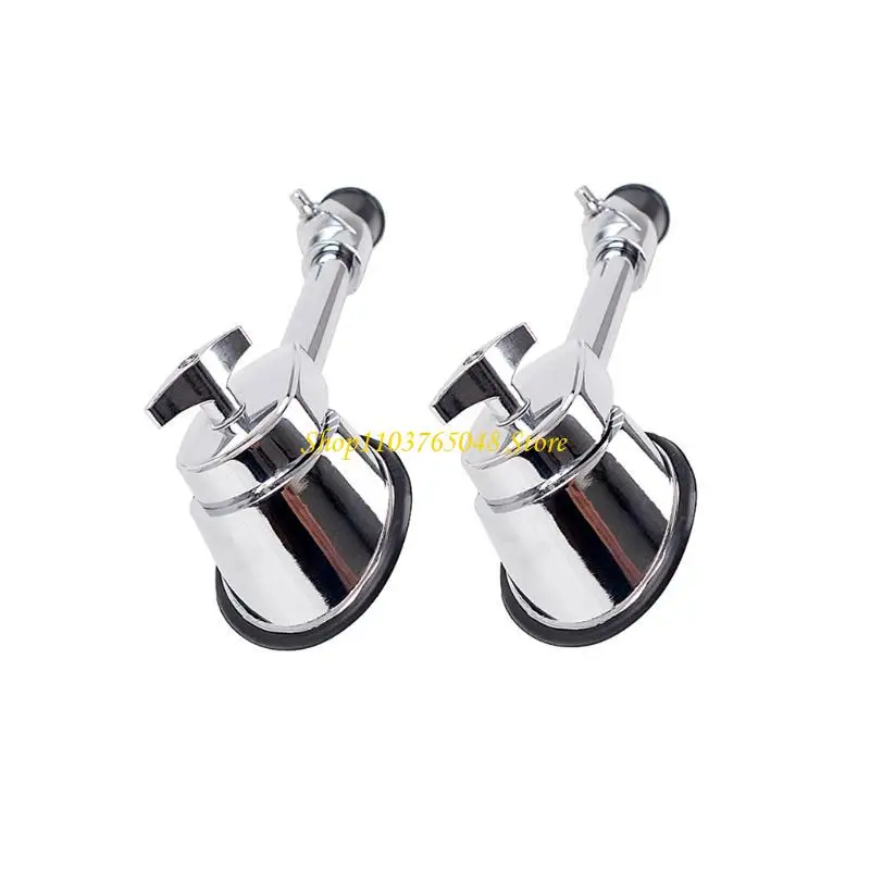 

R53E 2pcs Bass Drum Spurs Anti-Rust Adjustable Stand Legs Feet Percussion Accessories