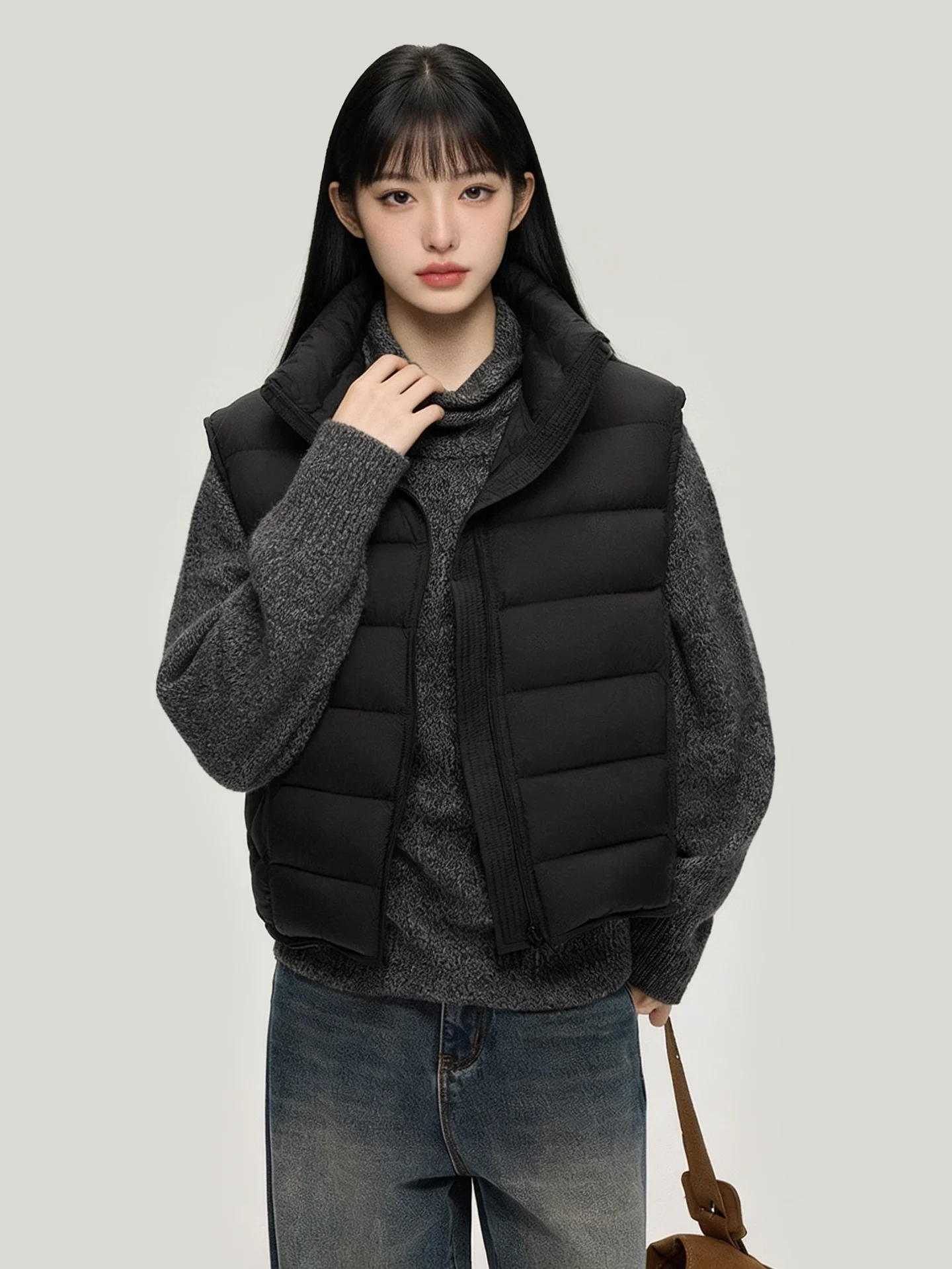 

Женская розовая утепленная хлопковая куртка JYOOK для осени и зимы, приталенная, с воротником-стойкой, повседневная верхняя одежда с ребристой отделкой