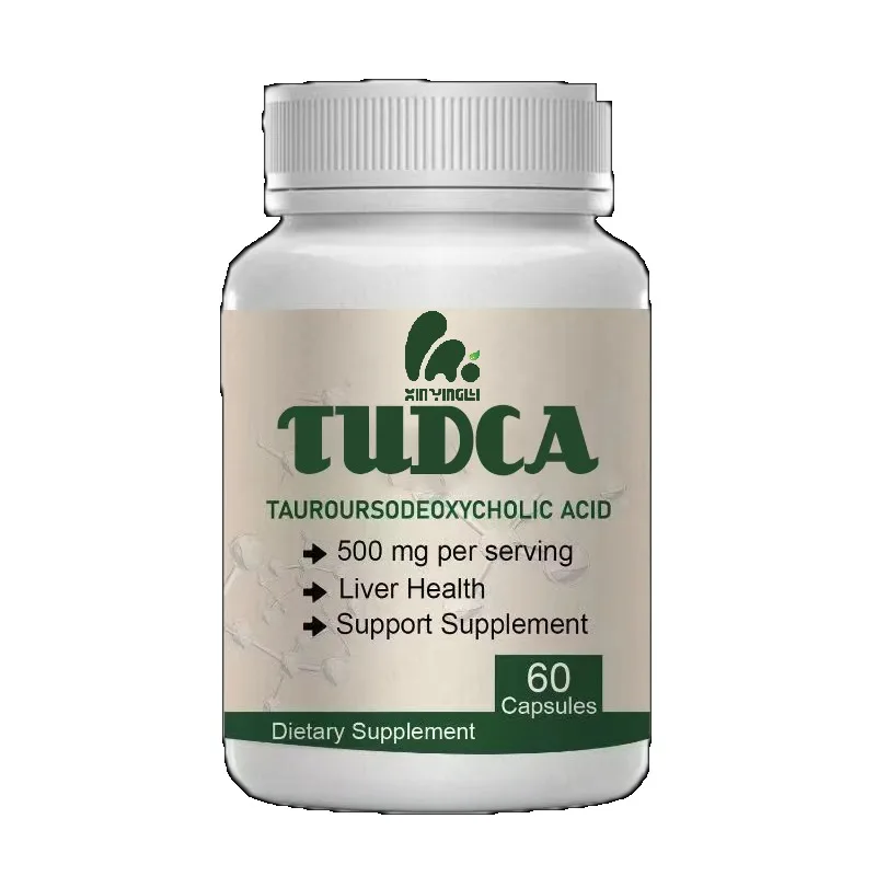 TUDCA (Taurine) 500mg per serving, bile salt liver supplement - non GMO gluten free -60 vegetarian capsules