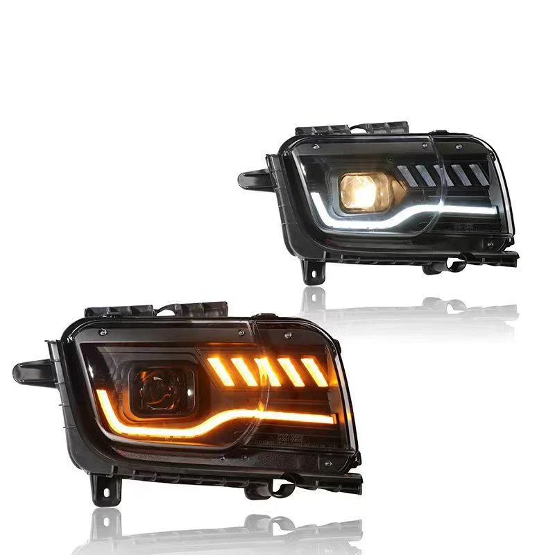 

Car Headlamp For Chevrolet Camaro Headlights Modified Head Lamp Head light LED Daytime Running Lights 2009-2012