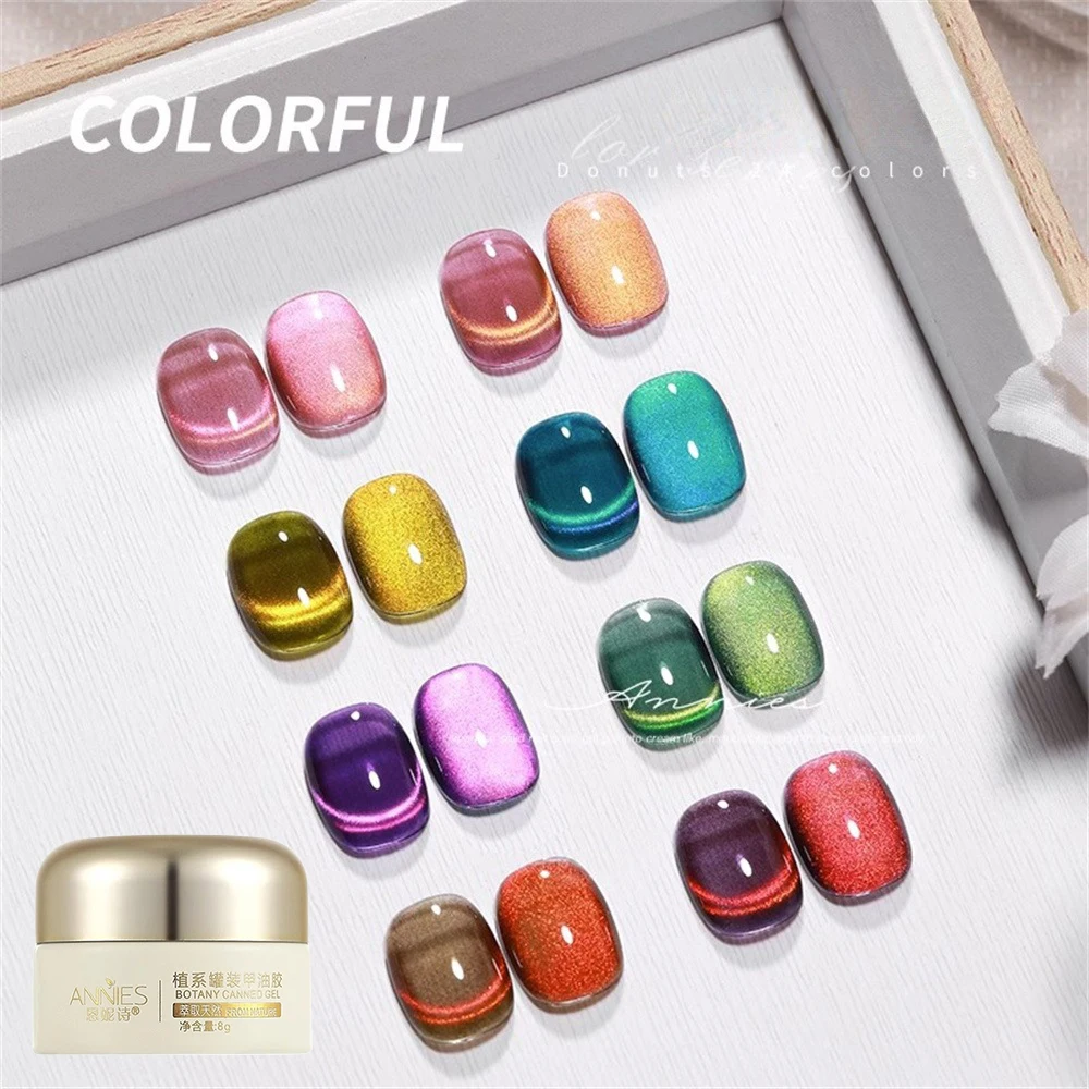 Flash Nail Polish Light Strip Texture sicurezza fototerapia Gel Cat Eye Manicure smalto per unghie facile da colorare specchio luce colla per unghie