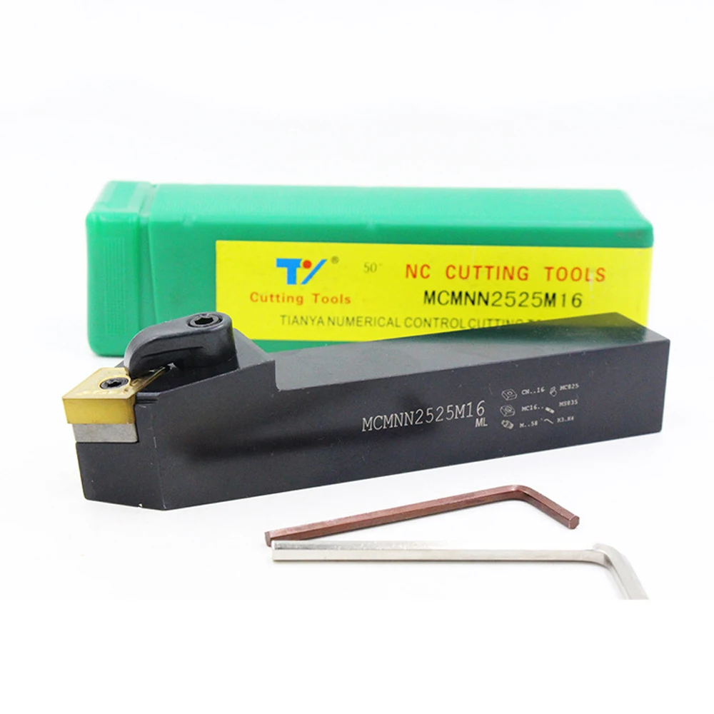 Turning Tools Cutter MCMNN2525M12-100 MCMNN2525M16-100 Insert Lathe Tool Holder CNC Rod Bar Machining Accessories Grinder Holder