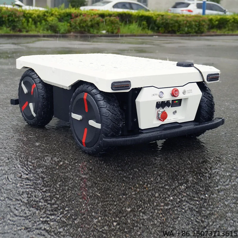 4 WD Unmanned Ground Vehicle Platform with Lidar, GPS, or RTK for Accurate Navigation and Positioning