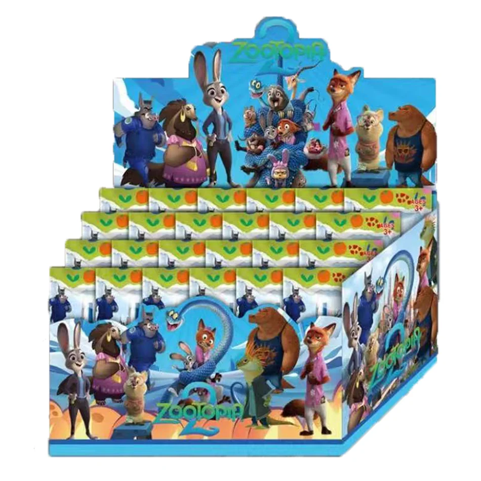 In Stock New Crazy Animal City Blind Box Judy & Nick Pvc Figure Cute Collectible Toy Fashionable Accessory