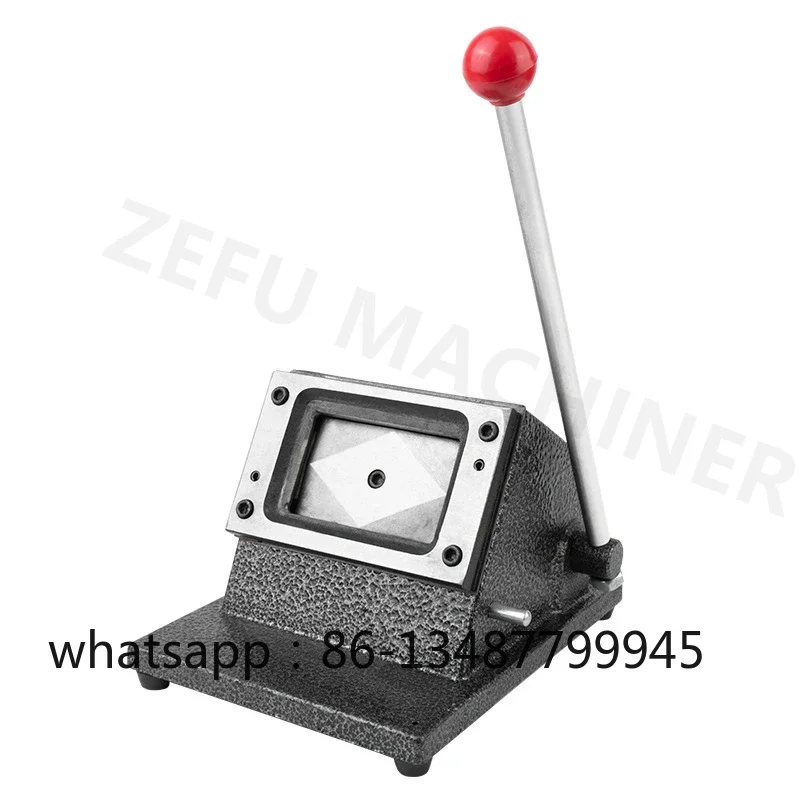 

86 * 54mm rounded manual PVC card cutting machine for business card cutting