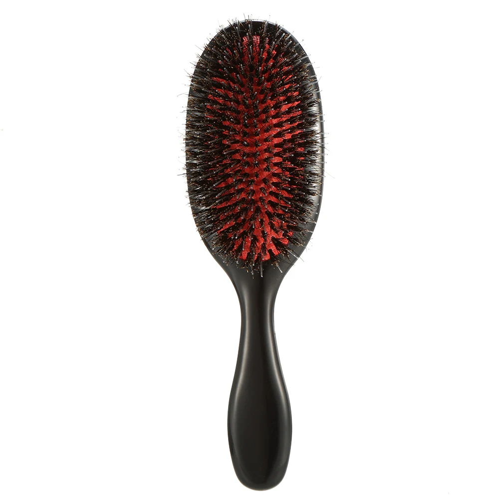 1PC Boar Bristle & Nylon Hair Brush Oval Anti-static Paddle Comb Scalp Massage Hair Care Tool Salon Hair Brush Styling Tool