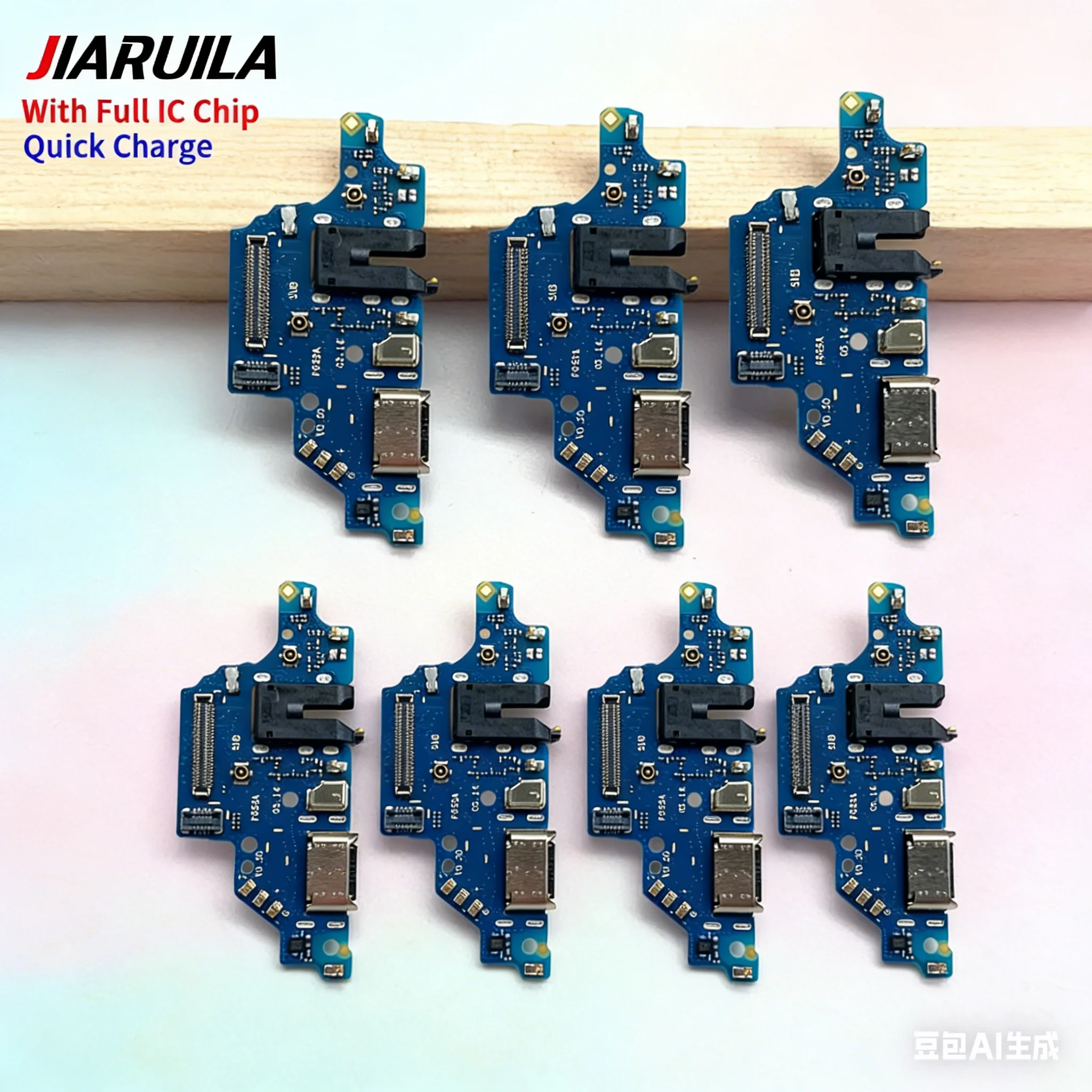10Pcs\Lot Good quality Micro USB Charger Dock Connector Charging Port Microphone Flex Cable For Moto G84 Replacement Parts