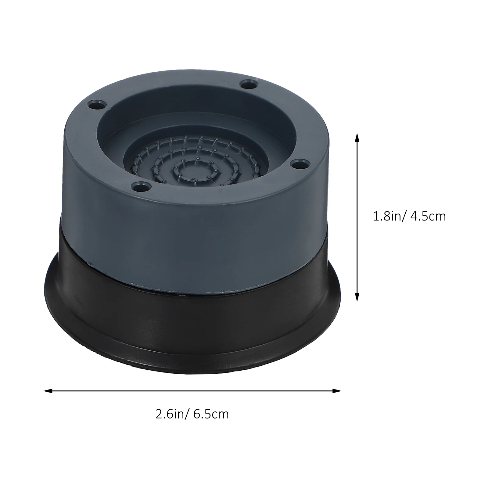 4 قطعة منصات مضادة للانزلاق غسالة دائم عدم الانزلاق وسادة القدم مثبت للصدمات منع الاهتزاز الحد من الضوضاء