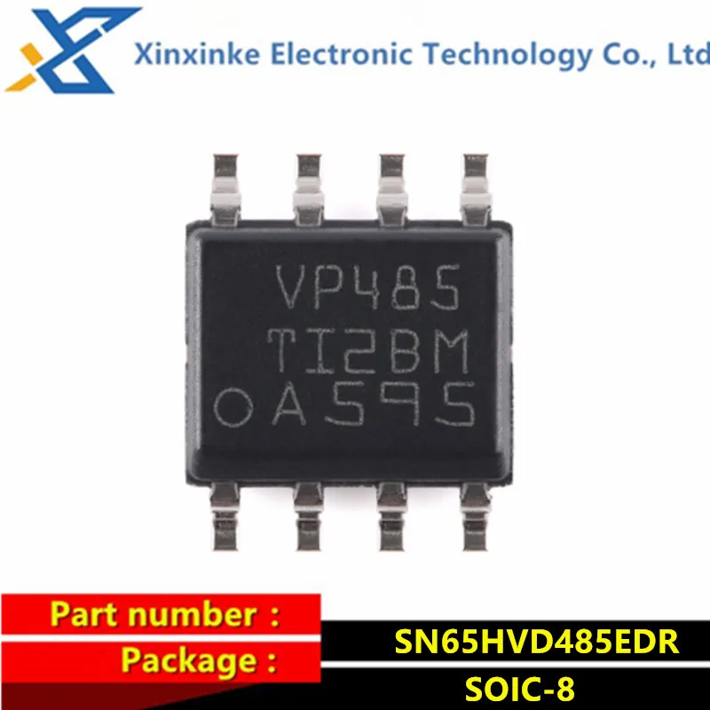 

10PCS SN65HVD485EDR SOIC-8 Marking: VP485 RS-485 Interface IC Half-Duplex RS-485 Transceiver Interface ICs Brand New Original