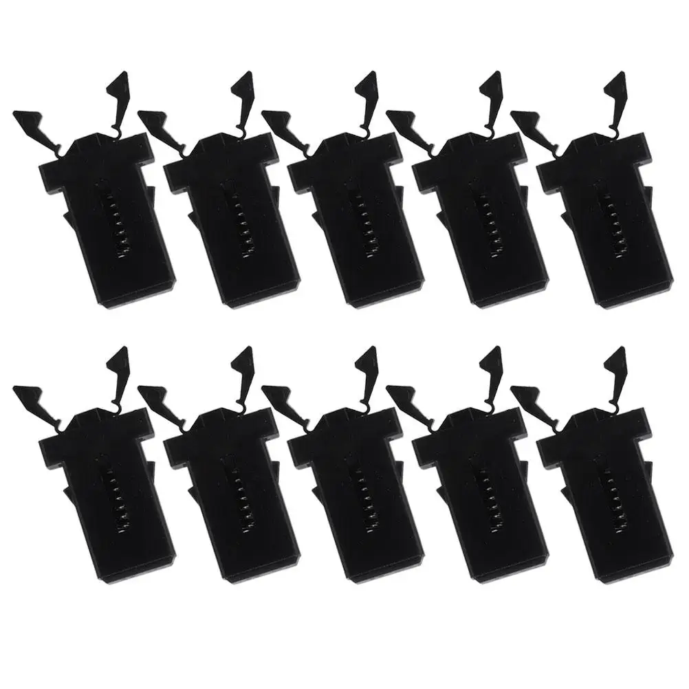 

10pcs Trash Can Buckles Replacement Self-locking Waste Bin Latch Clip for Garbage Bucket Repair Tools Household Plastic