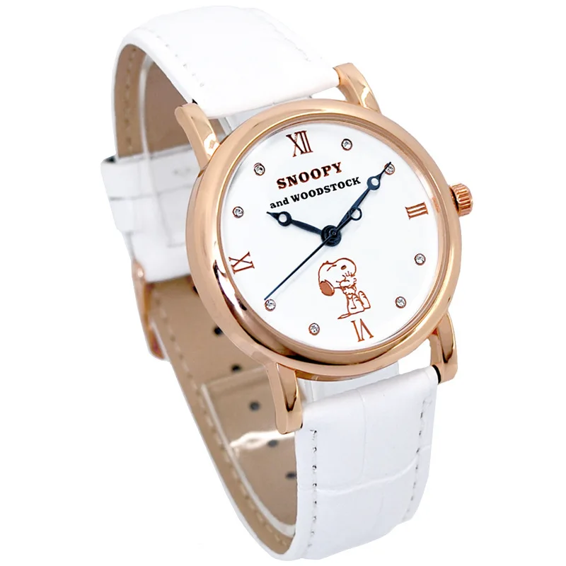 Snoopy Original Woodstock For Women Men Watch Casual Japan Miyota Quartz Wristwatch Luxury Unisex Rhinstone New Relogio Feminino