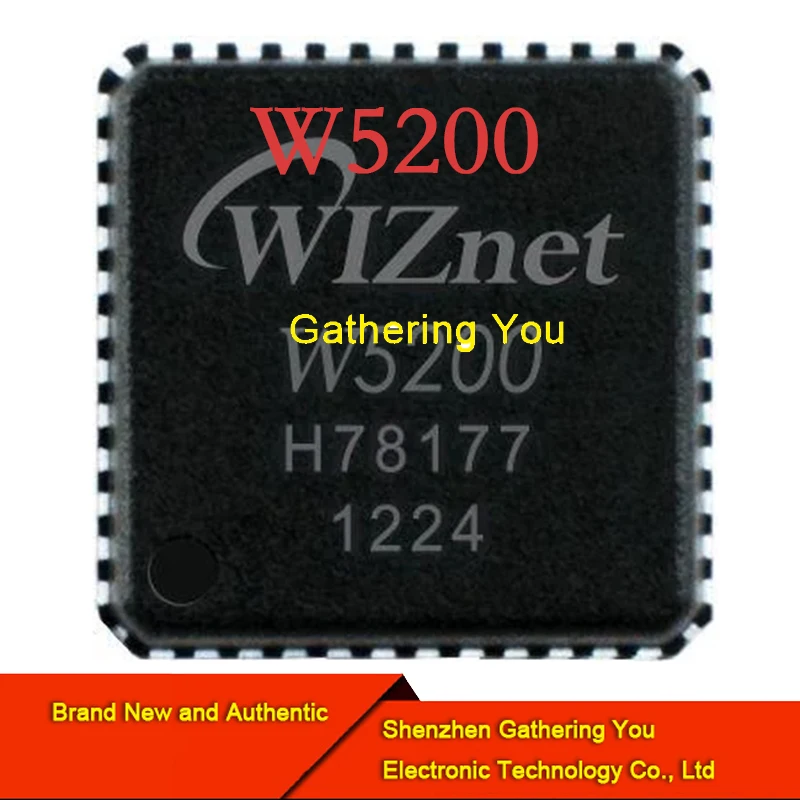 

W5200 QFN48 Ethernet IC Brand New Authentic