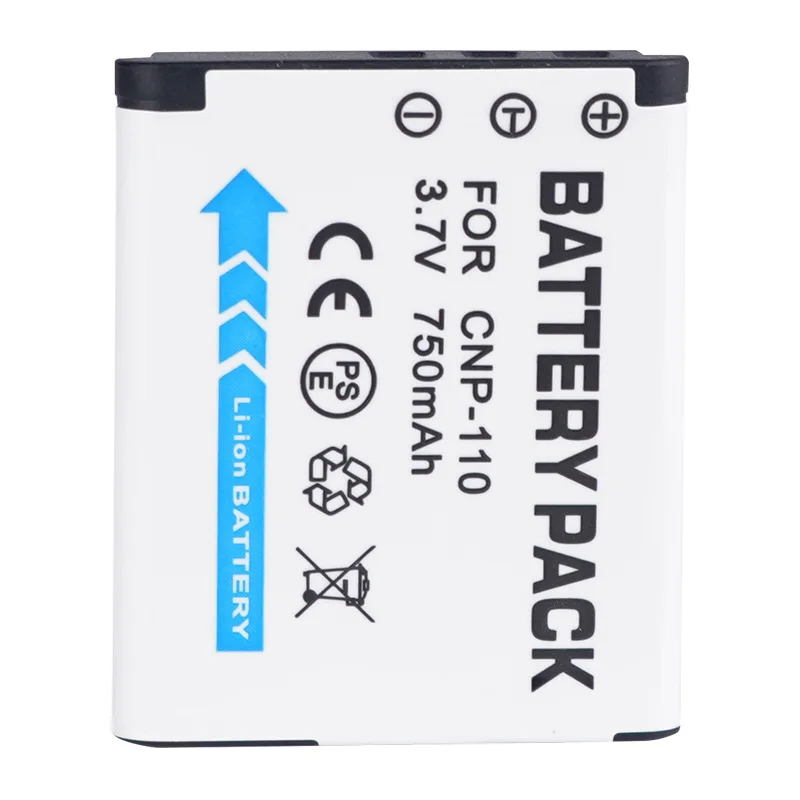 CNP-110 CNP110 Bateria 750mAH 3.7V Akumulatory do Casio EX-Z2000 EX-Z2300 EX-Z2200 EX-ZR10 EX-ZR20 EX-FC200S EX-ZR15