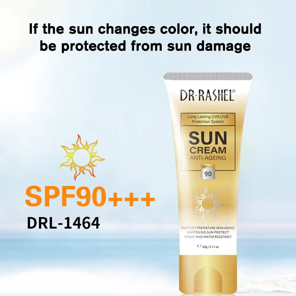 SPF90 Facial Sunscreen Cream Long Lasting Protect Whitening Anit Aging Face Body Skin Sun Blocker Protector Beauty Skin care