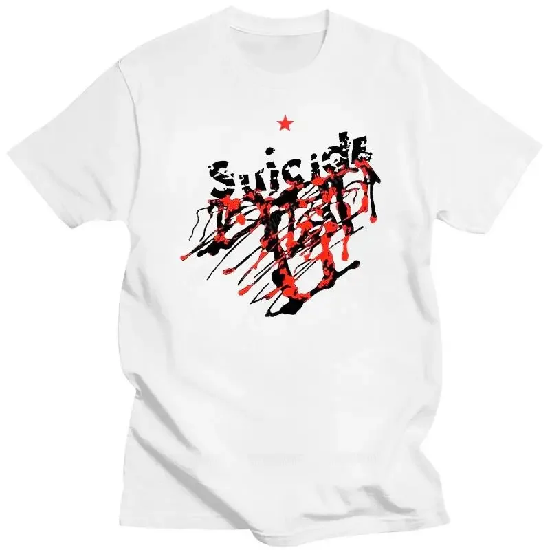 SUICIDDEE T-shirt (Alan Vega Talking Heads Swans Neu Youth Devo) brand casual short sleeve for men Oversized mens summer tshirt