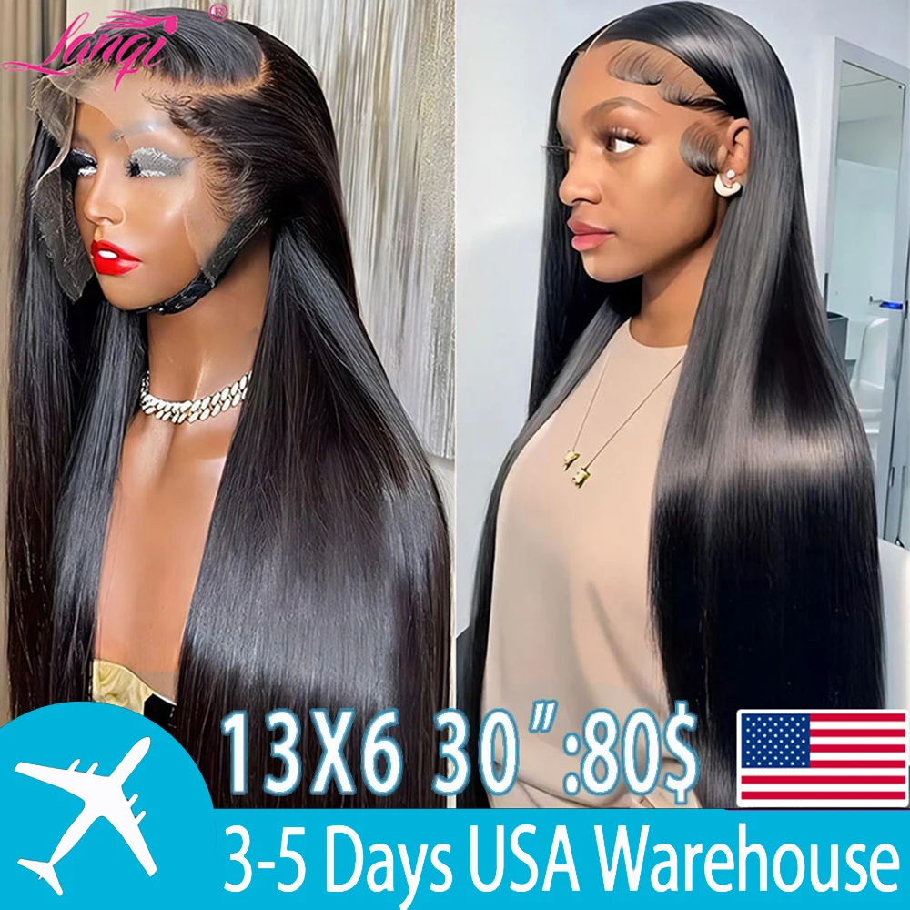 13x6 Lace Wigs Human Hair Lace Frontal Wig 13X4 Transparent Lace Front Wig Straight Brazilian Remy 4x4 Lace Clousre Wig