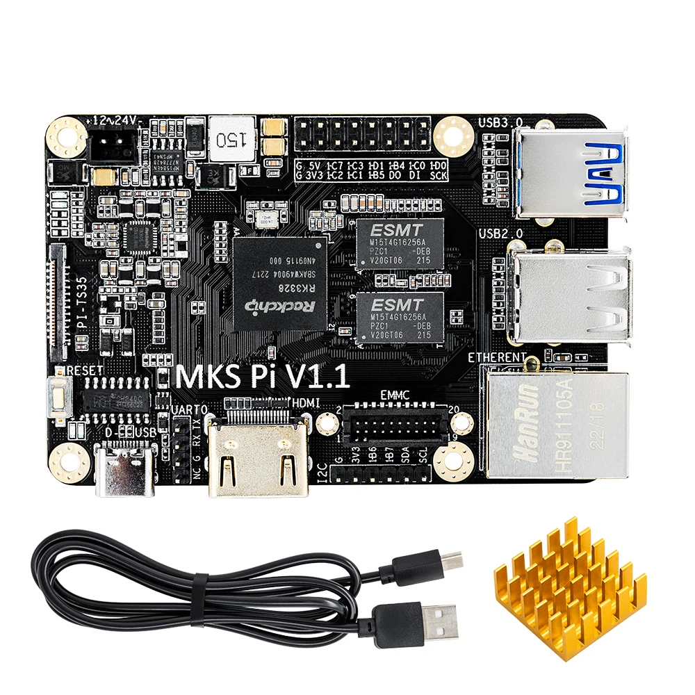 Makerbase MKS PI Board with Quad-core 64bits SOC Onboard Runs Klipper & KlipperScreen for Voron VS Raspberry Pi RasPi RPI