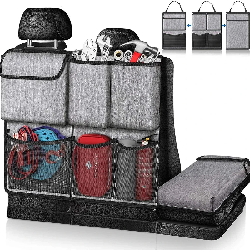 Universal Car Organizer Auto Storage Car Trunk Bag Universal Large Capacity Backseat Storage Bag Cargo Holder Pocket Organizers