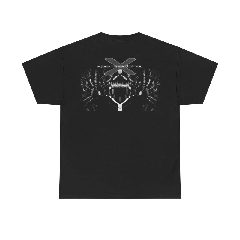 Ken X Carson "Xperiment Processor" Tour Merch T-Shirt. Reine Baumwolle, locker sitzendes, lässiges Streetwear-Oversize-T-Shirt – Detail 4