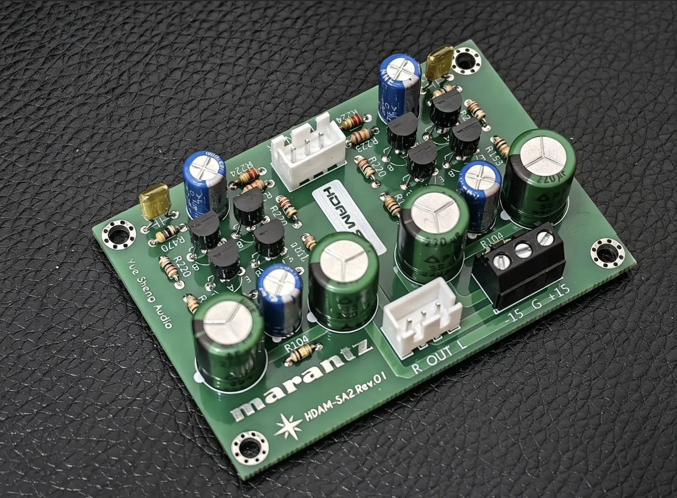 

Плата аудиобуфера Marantz HDAM-SA2, реплика входной буферной схемы флагманского предусилителя Marantz